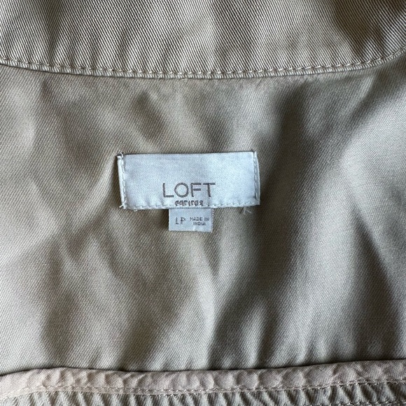 LOFT Beige Utility Jacket - Picture 6 of 7
